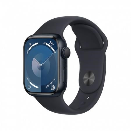 Apple Watch Series 9 GPS 45mm Midnight Aluminium Case with Midnight Sport Band - S/M0 