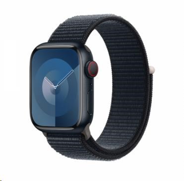 APPLE Watch Series 9 GPS + Cellular 41mm Midnight Aluminium Case with Midnight Sport Loop0 