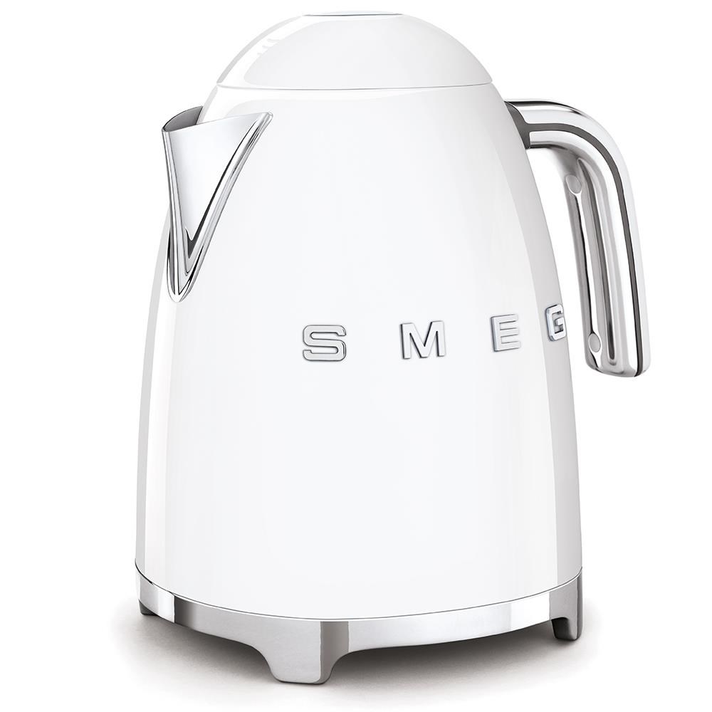 Smeg KLF03WHEU,  rychlovarná konvice,  1, 7 l,  (7 šálků),  2400 W,  styl 50. let,  bílá1 