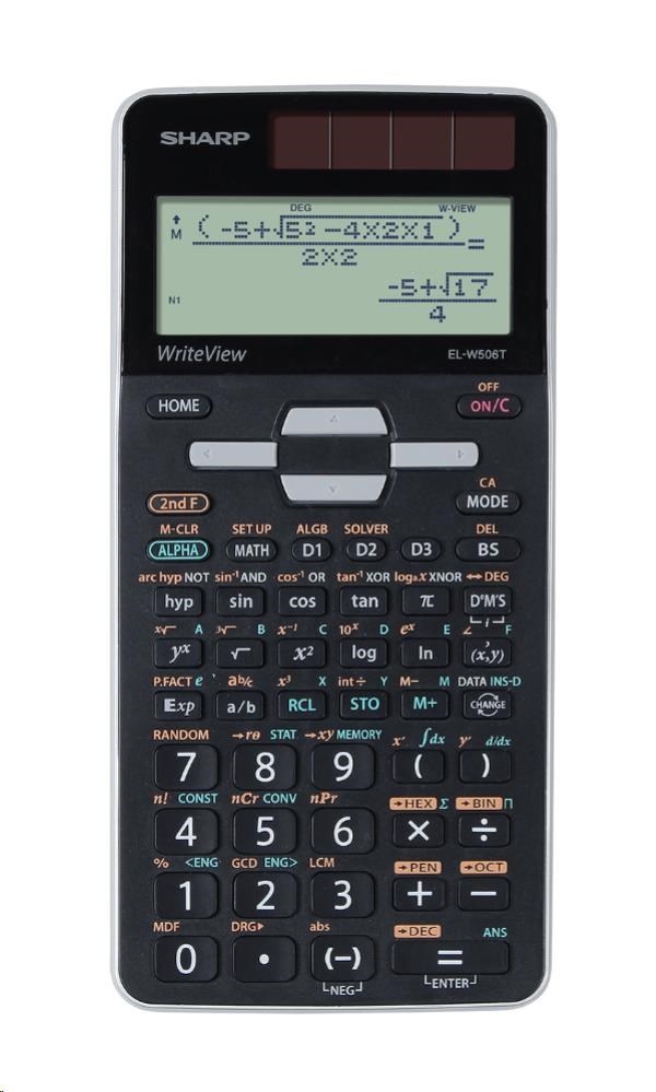 SHARP kalkulačka - ELW506TBSL - Blister0 