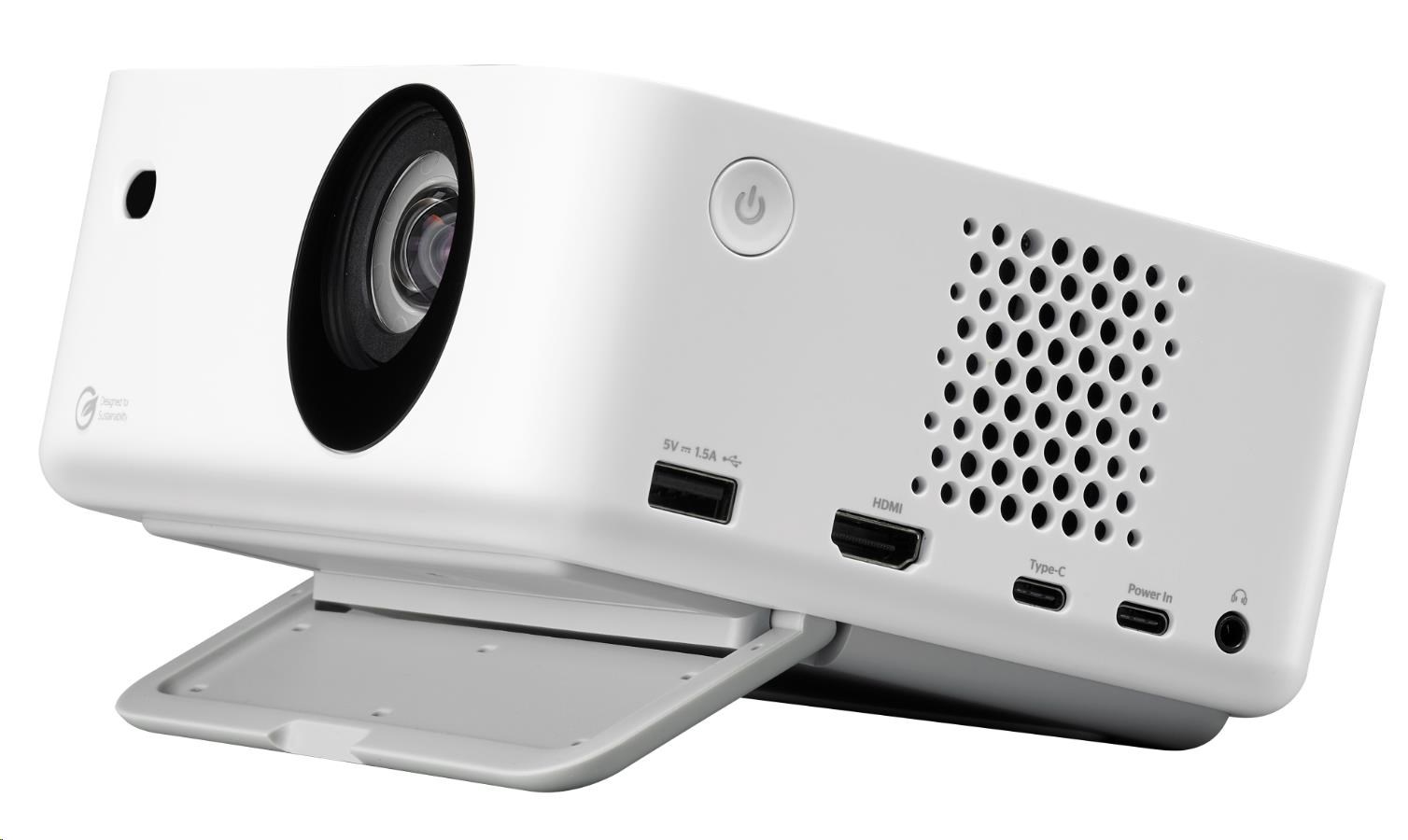 Optoma projektor ML1080ST (DLP,  Laser,  FULL HD,  1200 ANSI,  HDMI,  RS232,  USB-C,  USB-A power,  repro 1x3W)4 