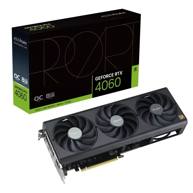 ASUS VGA NVIDIA GeForce RTX 4060 PROART OC 8G,  8G GDDR6,  3xDP,  1xHDMI0 