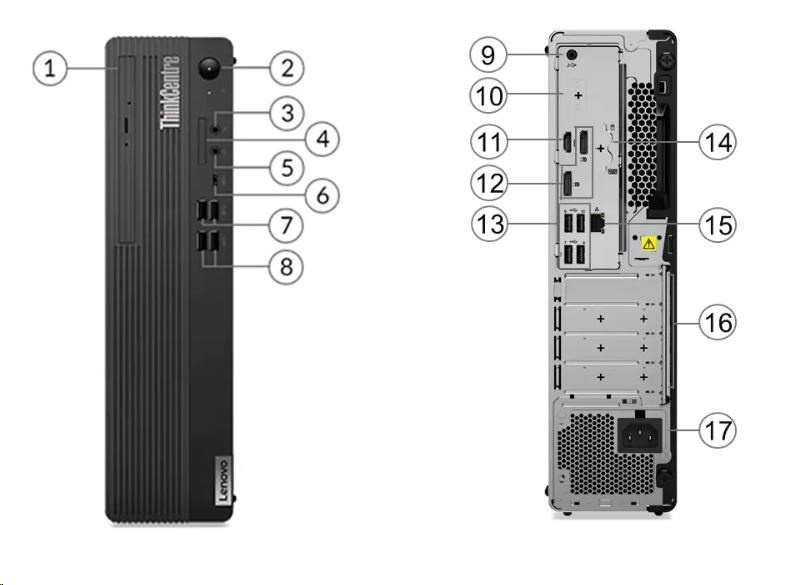 LENOVO PC ThinkCentre M70s SFF Gen4 - i5-13400, 8GB, 512SSD, DVD, HDMI, DP, Int. Intel UHD, W11P, 3Y Onsite5 