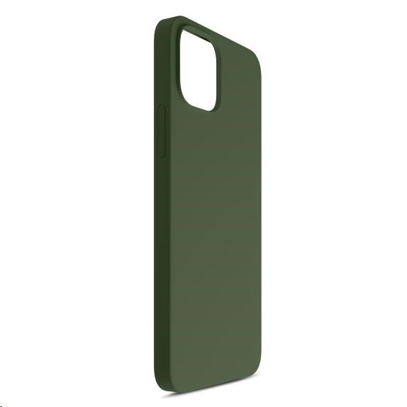 3mk ochranný kryt Hardy Silicone MagCase pro Apple iPhone 15,  Alphine Green6 
