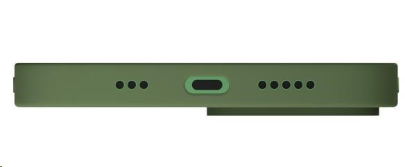 3mk ochranný kryt Hardy Silicone MagCase pro Apple iPhone 15,  Alphine Green9 