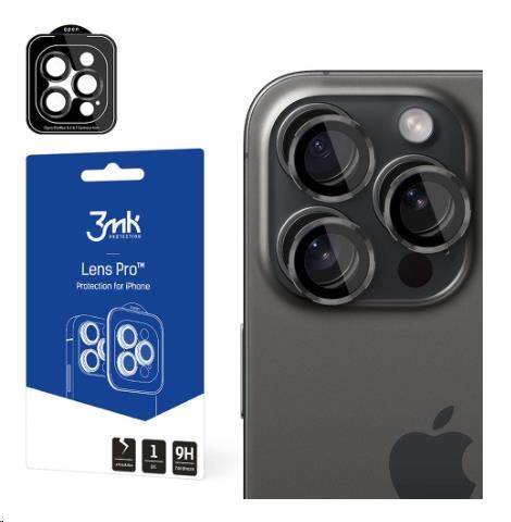 3mk ochrana kamery Lens Protection Pro pro Apple iPhone 15 Plus,  Graphite0 