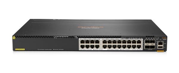 HPE Aruba Networking 6300M 24-port HPE Smart Rate 1/ 2.5/ 5GbE Class 6 PoE and 4-port SFP56 Switch JL660A RENEW0 
