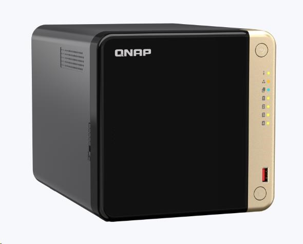 QNAP TS-464-8G (4C/ CeleronN5095/ 2, 9GHz/ 8GBRAM/ 4xSATA/ 2xM.2/ 2x2, 5GbE/ 2xUSB2.0/ 2xUSB3.2/ 1xPCIe/ 1xHDMI)2 