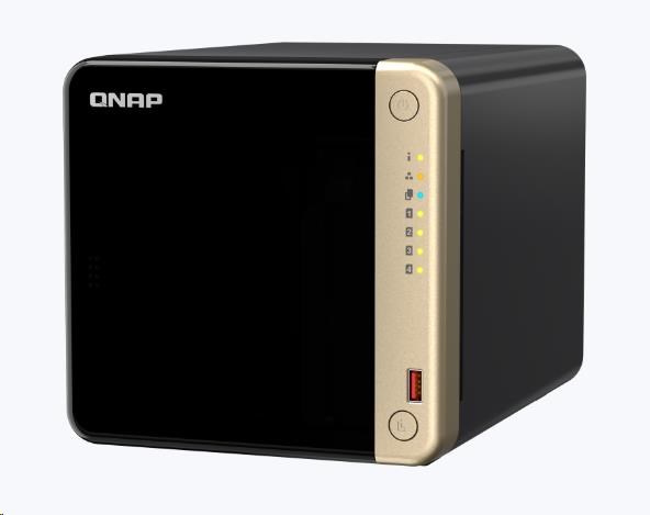 QNAP TS-464-8G (4C/ CeleronN5095/ 2, 9GHz/ 8GBRAM/ 4xSATA/ 2xM.2/ 2x2, 5GbE/ 2xUSB2.0/ 2xUSB3.2/ 1xPCIe/ 1xHDMI)3 