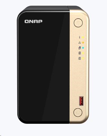QNAP TS-264-8G (4C/ CeleronN5095/ 2, 9GHz/ 8GBRAM/ 2xSATA/ 2xM.2/ 2x2, 5GbE/ 2xUSB2.0/ 2xUSB3.2/ 1xPCIe/ 1xHDMI)1 