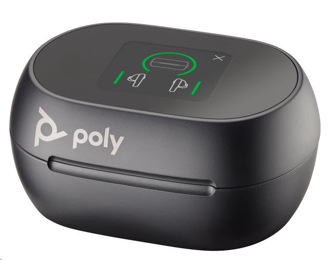 Poly Voyager Free 60+ bluetooth headset,  BT700 USB-C adaptér,  dotykové nabíjecí pouzdro,  černá1 