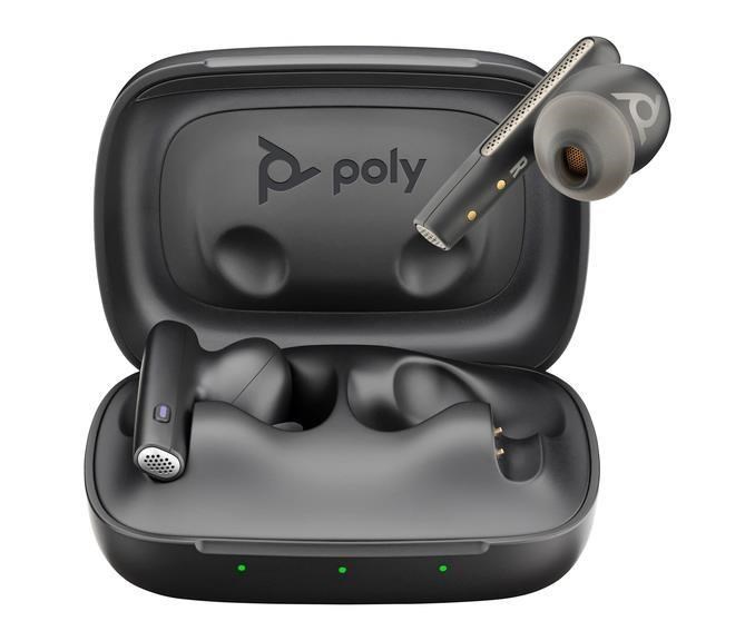 Poly Voyager Free 60 MS Teams bluetooth headset,  BT700 USB-A adaptér,  nabíjecí pouzdro,  černá0 