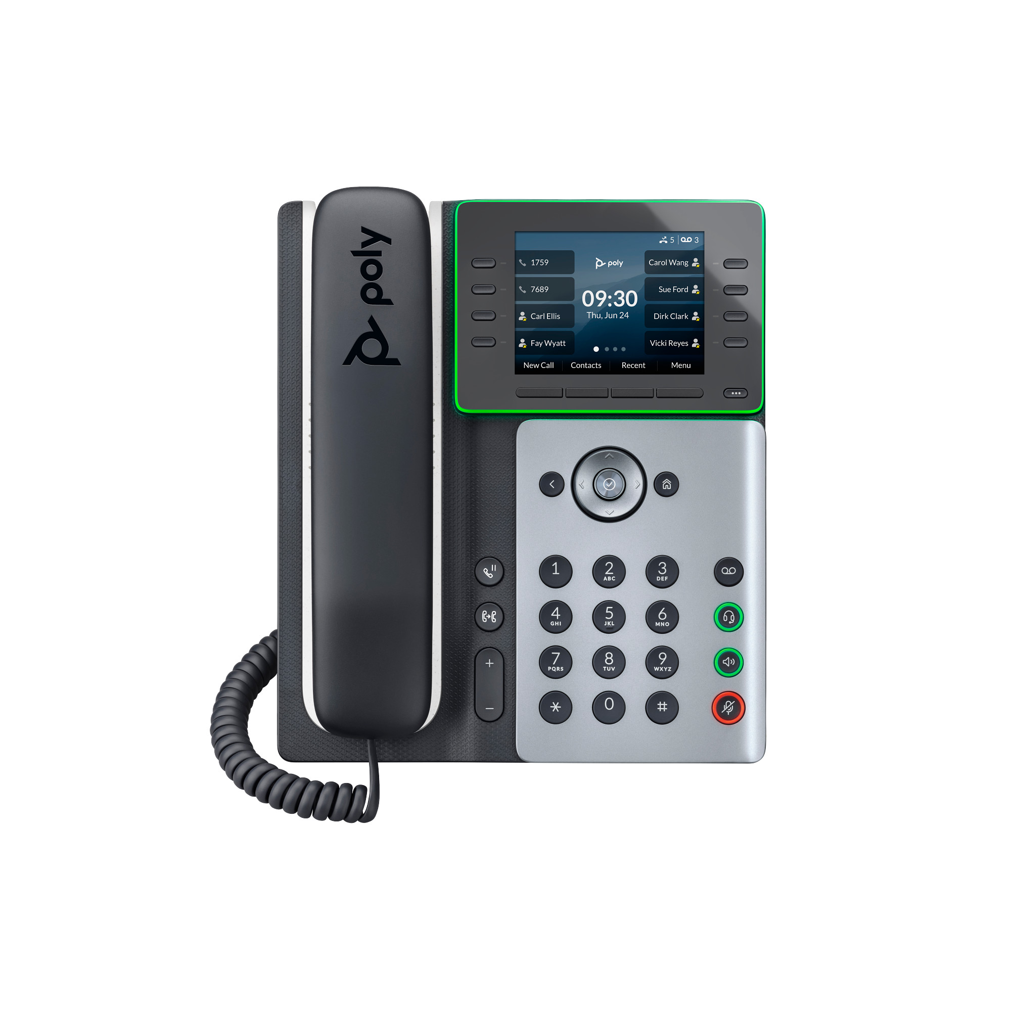 Poly Edge E300 IP telefon s podporou PoE1 