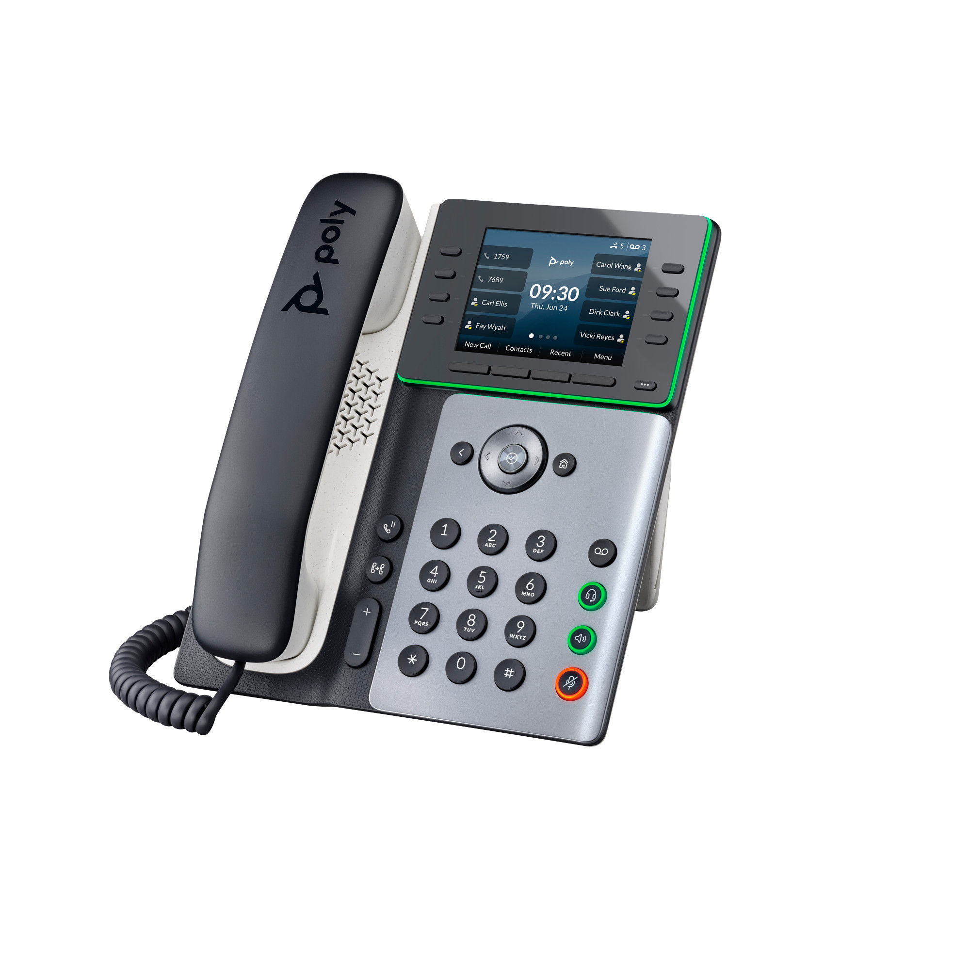 Poly Edge E300 IP telefon s podporou PoE4 