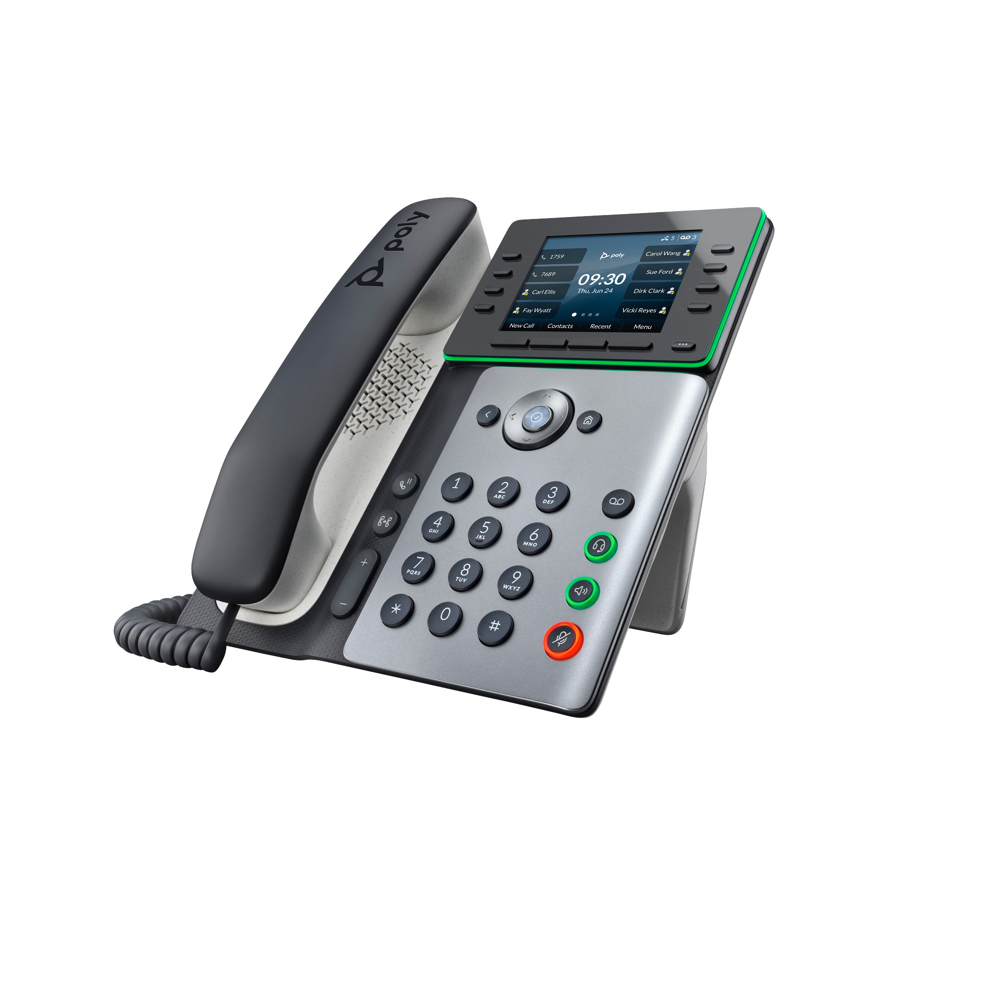Poly Edge E300 IP telefon s podporou PoE6 