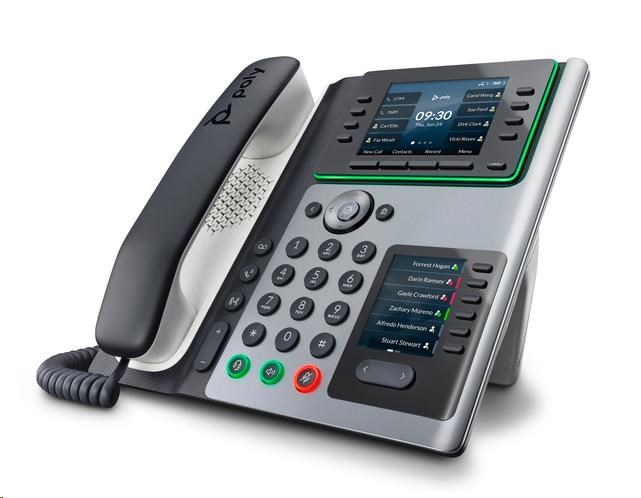 Poly Edge E400 IP Phone and PoE-enabled1 