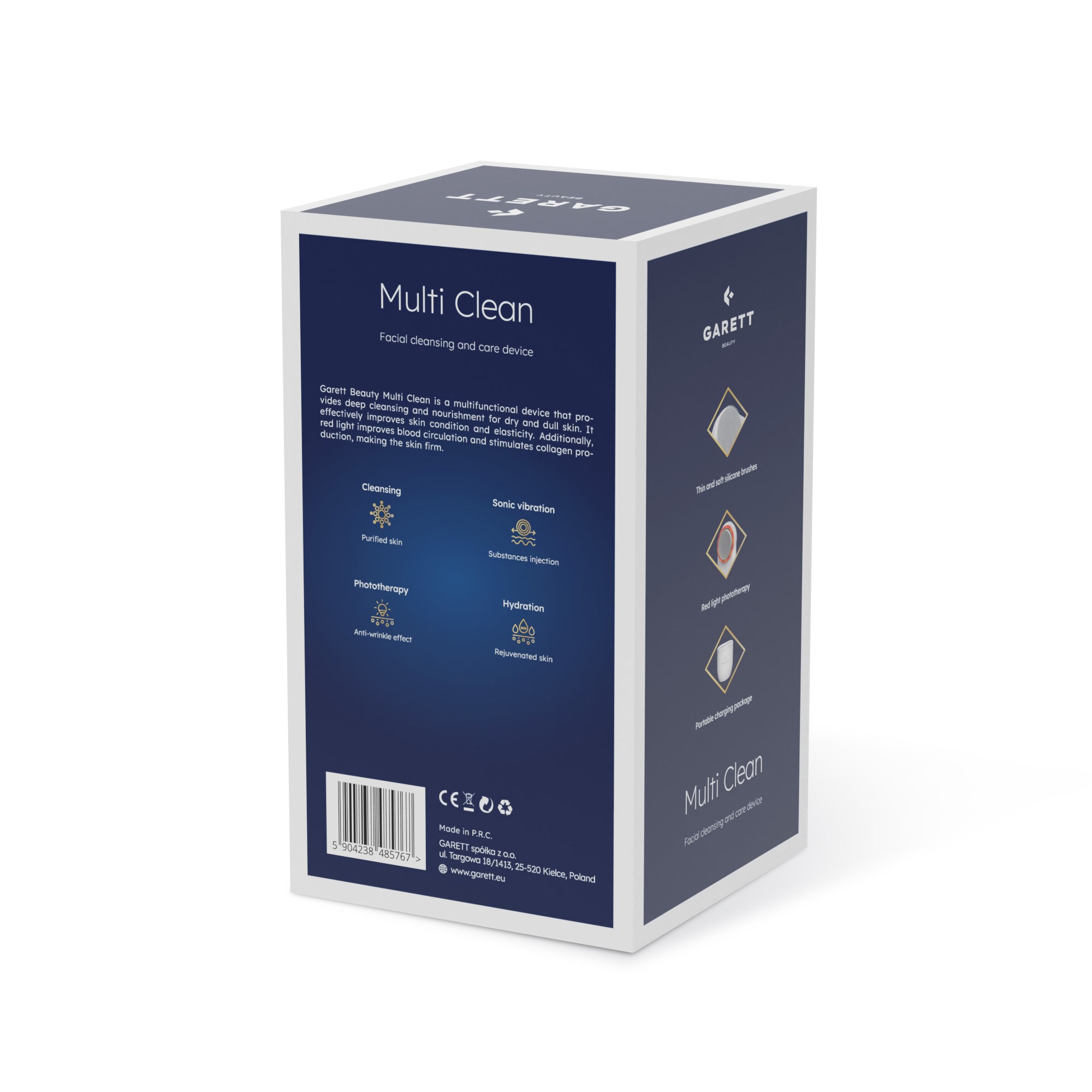 Garett Beauty Multi Clean - přístroj na čištění a péči o tvář4 