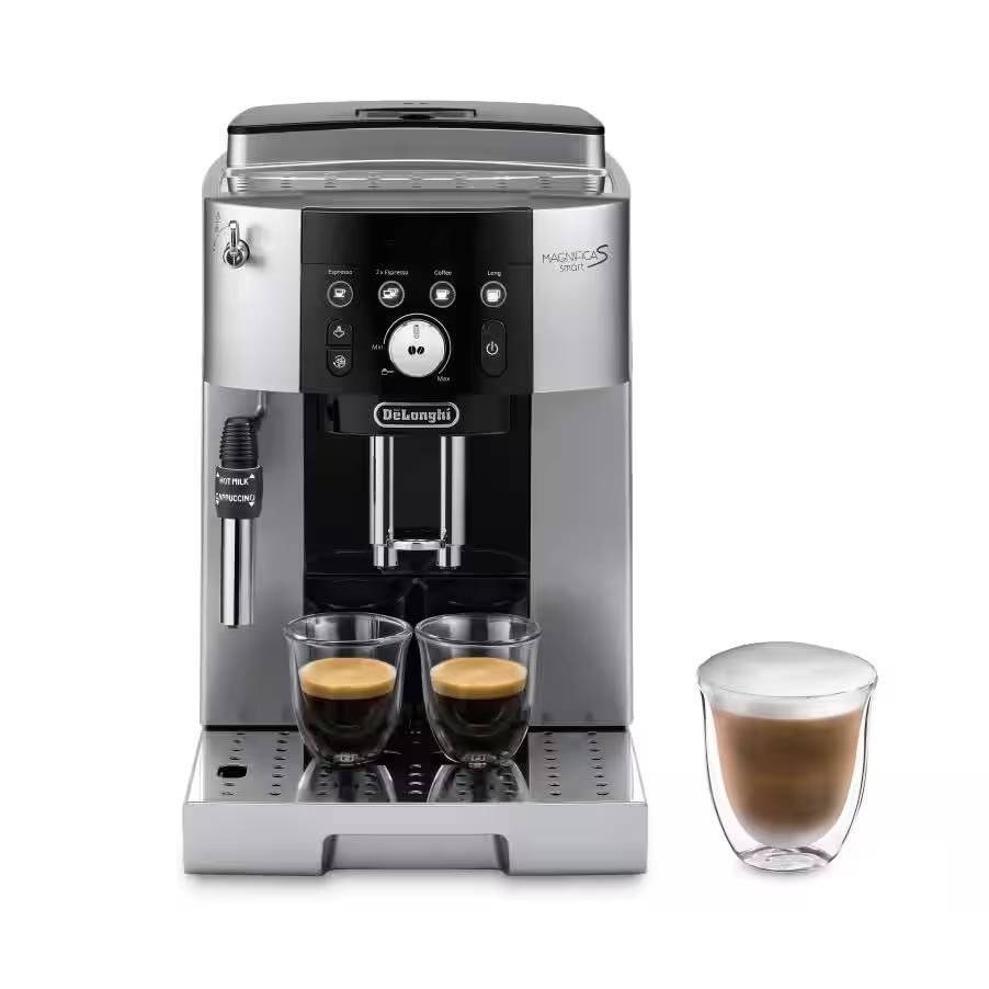 DeLonghi Magnifica S Smart ECAM 250.23.SB automatický kávovar, 1450 W, 15 bar, vestavěný mlýnek, stříbrná0 