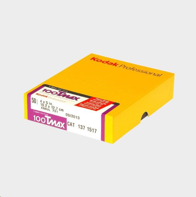 Kodak T-Max 100 4x5 50 Sheets0 