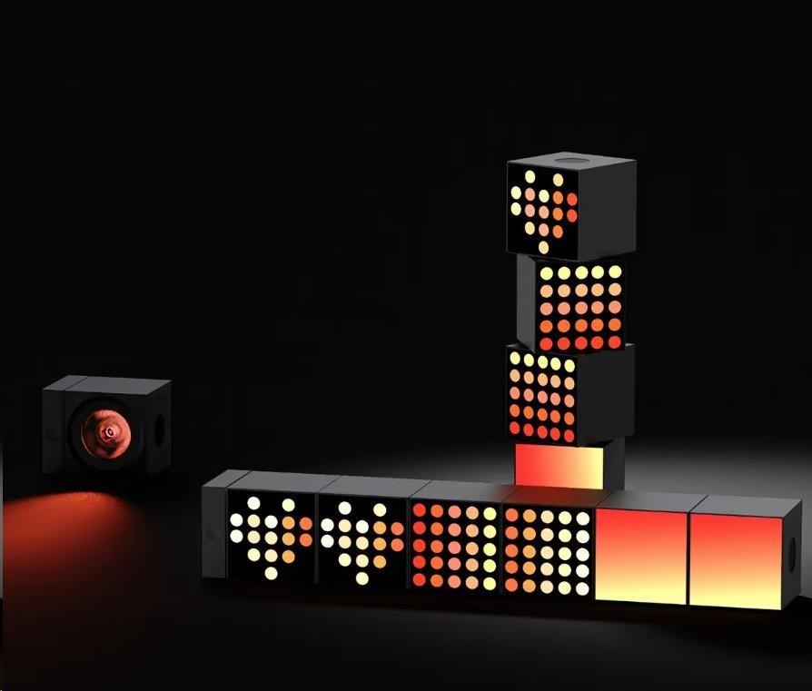Yeelight CUBE Smart Lamp -  Light Gaming Cube Panel - Rooted Base2 