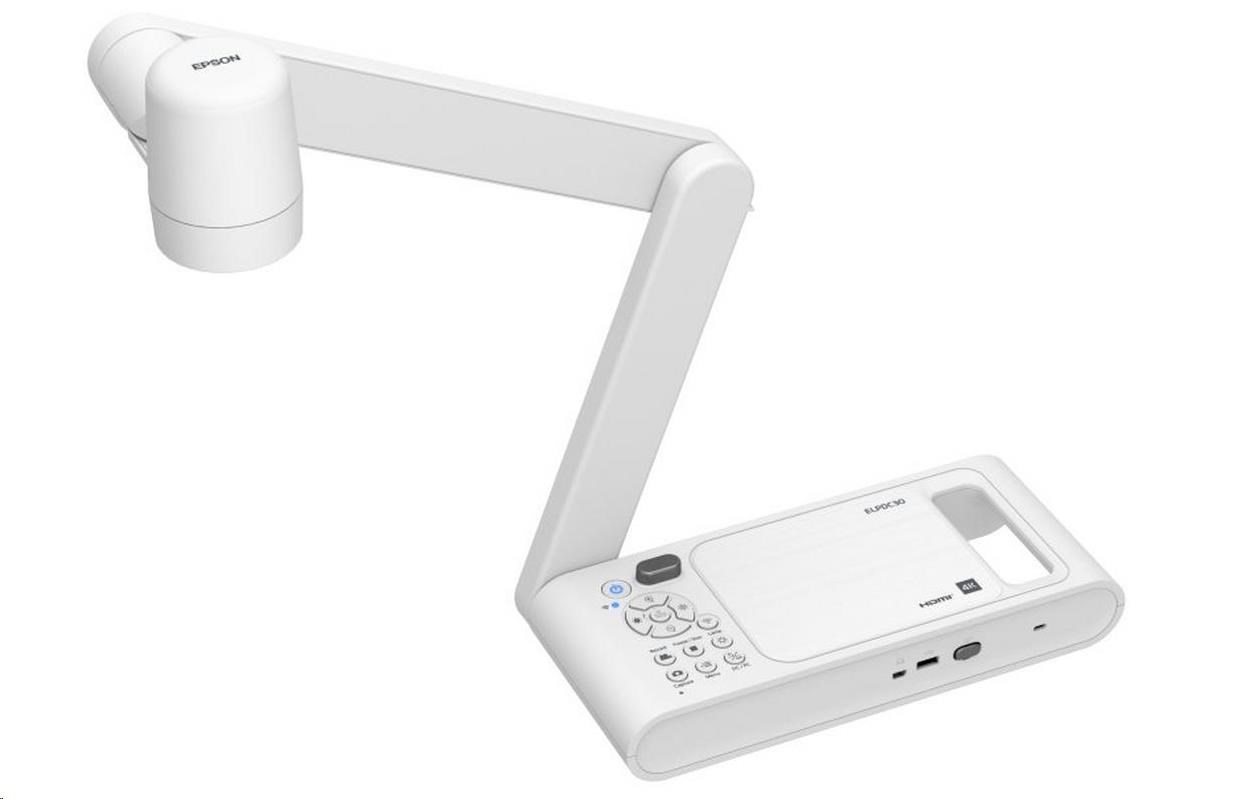 EPSON Vizualizér - ELPDC30 - USB,  HDMI,  WiFi,  Optika 10,  Digitální 23,  13 Mpx,  světla LED0 