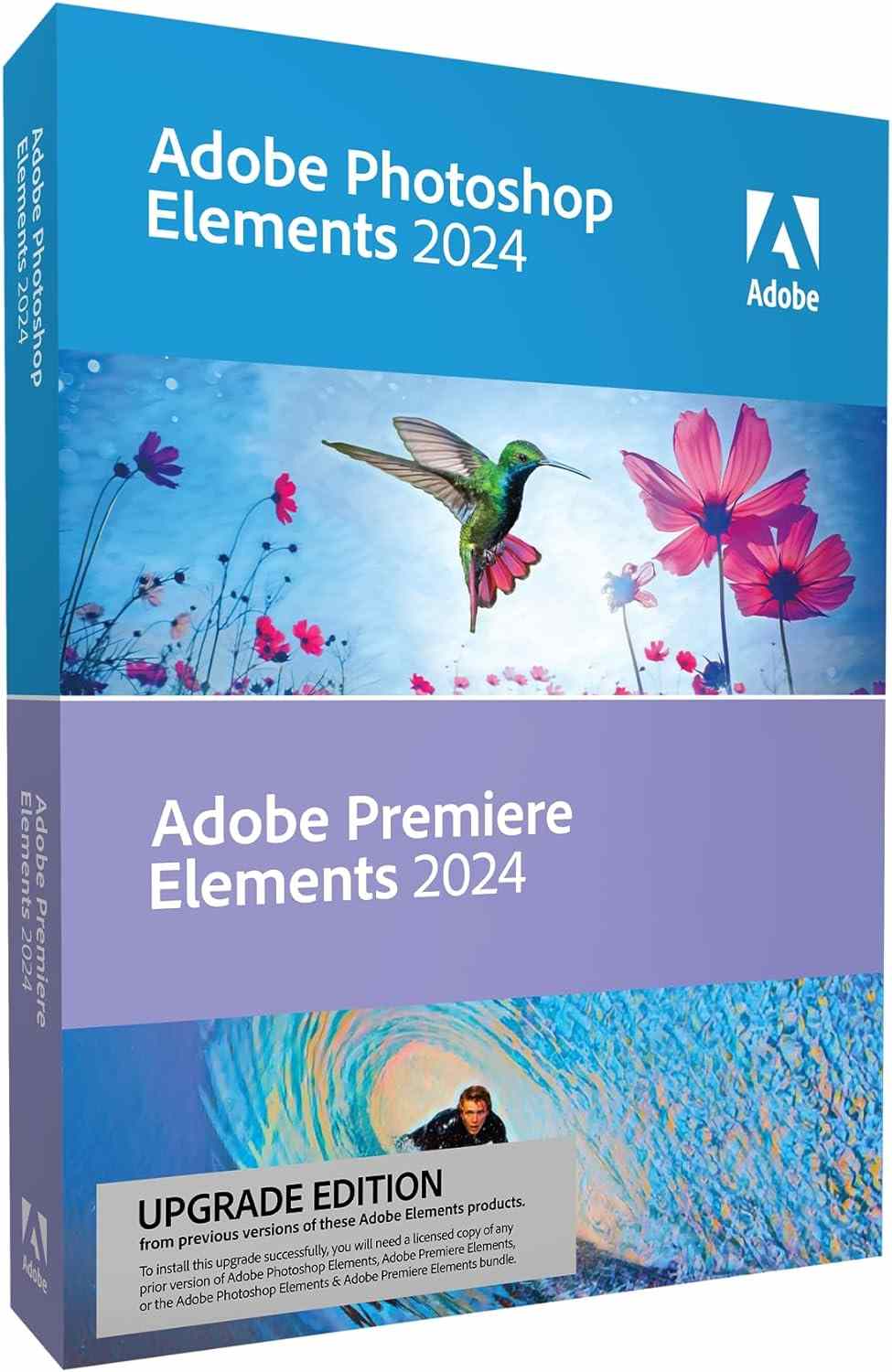 Adobe Photoshop & Adobe Premiere Elements 2024 MP ENG UPG BOX0 
