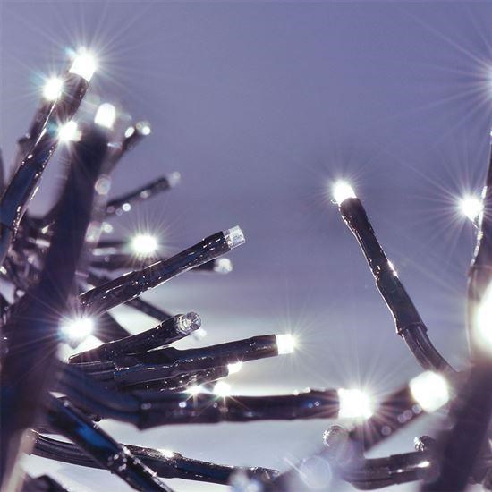 Solight LED venkovní vánoční řetěz s dálkový ovládáním - Cluster,  576 LED,  8 funkcí,  časovač,  IP44,  studená bílá7 