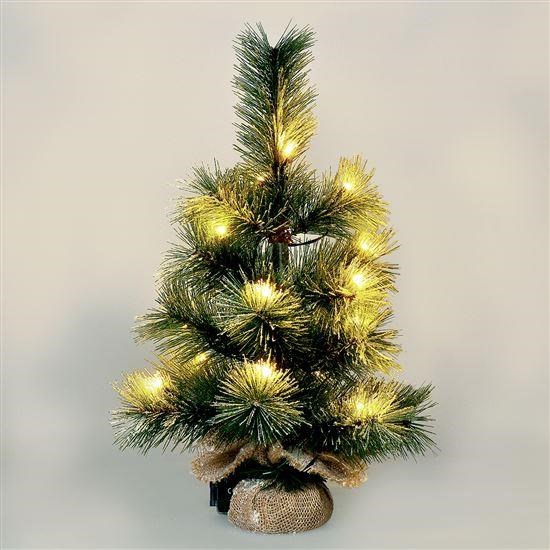 Solight vánoční stromek 45cm,  15LED,  3x AA,  IP44 časovač2 