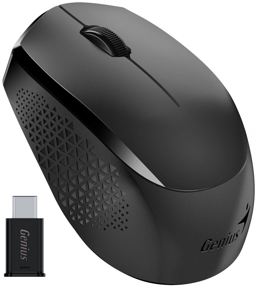 GENIUS myš NX-8000S Type-C/  1200 dpi/  USB-C/  bezdrátová/  tichá/  černá0 