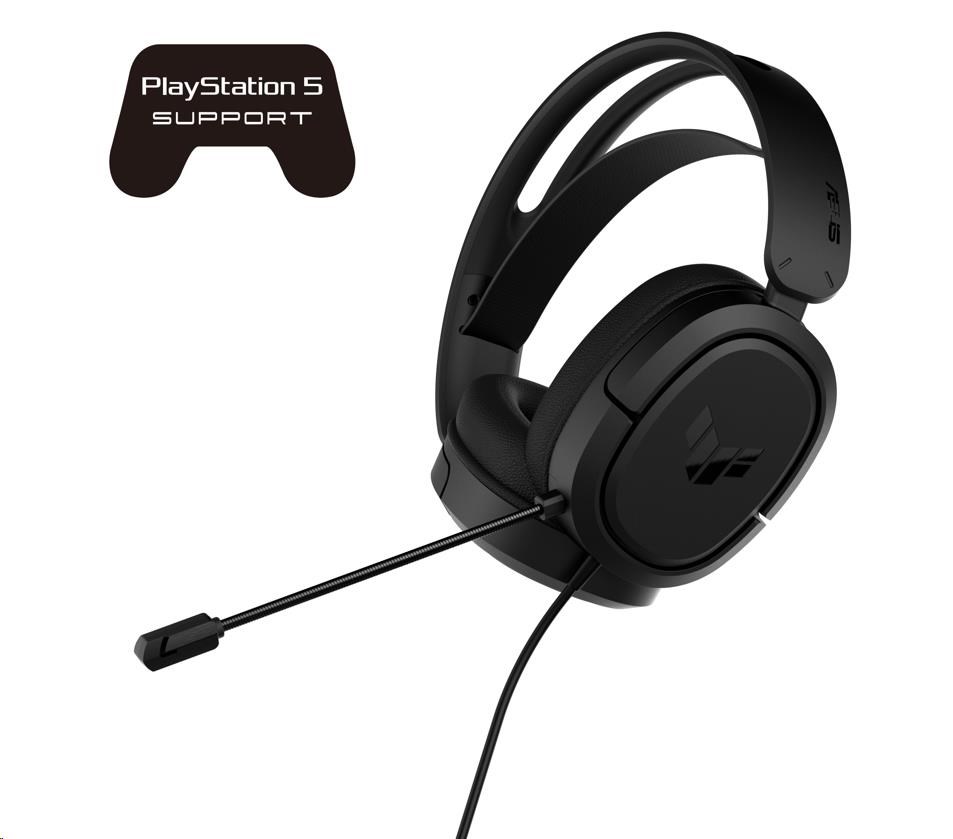 ASUS sluchátka TUF Gaming H1,  Gaming Headset,  černá0 
