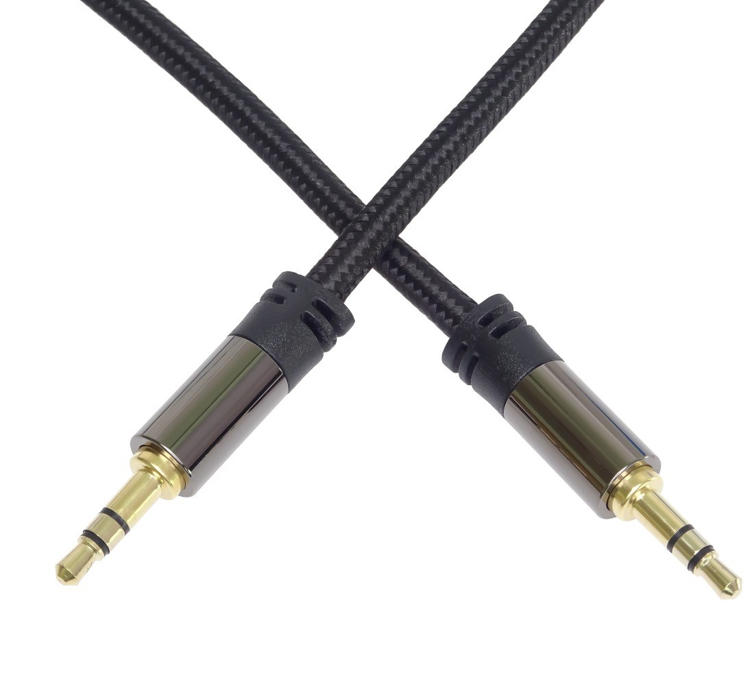 PREMIUMCORD kabel, stíněný, Jack 3.5mm - Jack 3.5mm M/M 1,5m0 
