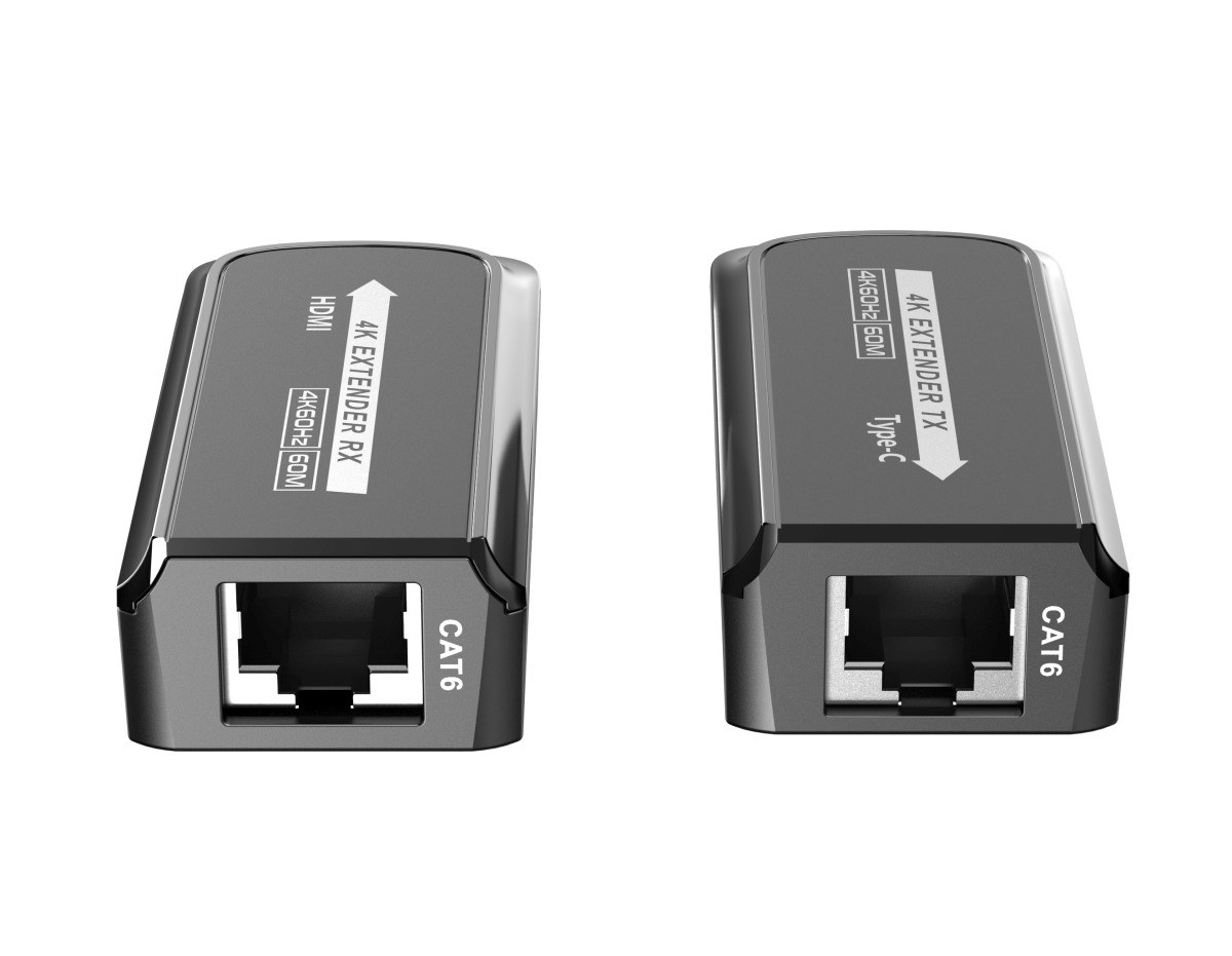 PREMIUMCORD USB-C na HDMI extender přes Cat5e/6/6a 4K@60Hz na 60m2 