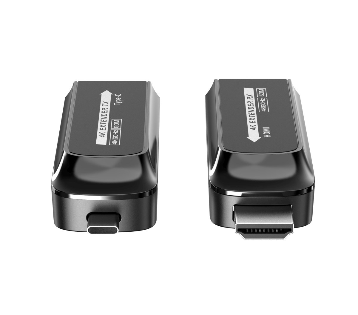 PREMIUMCORD USB-C na HDMI extender přes Cat5e/6/6a 4K@60Hz na 60m3 