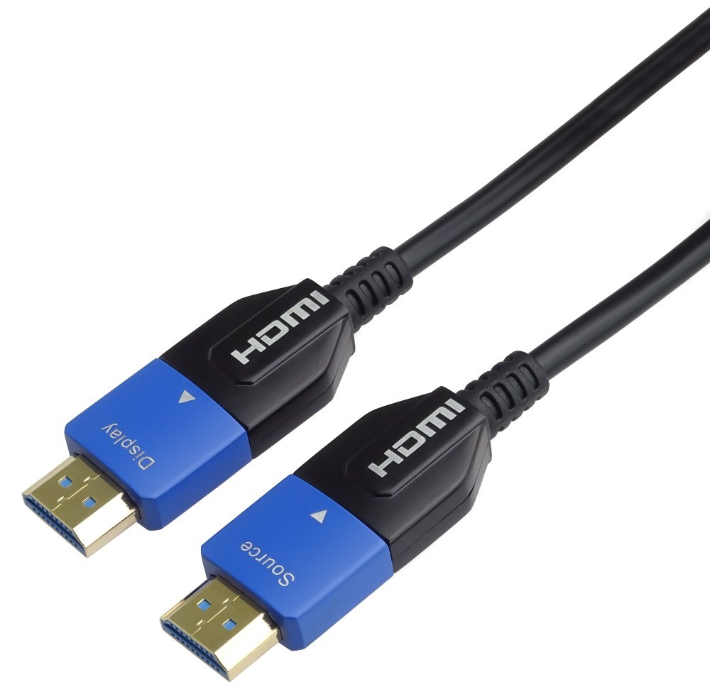 PREMIUMCORD Ultra High Speed HDMI 2.1 optický kabel 8K@60Hz 4K@120Hz 20m zlacený0 