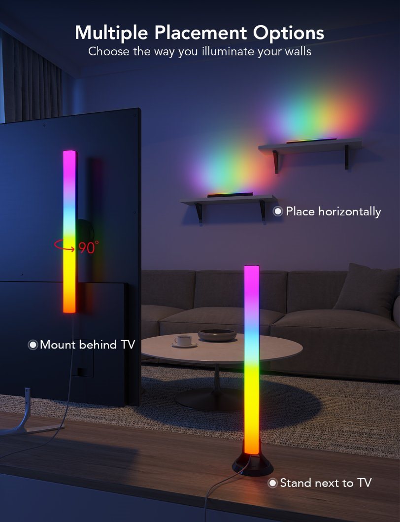 Govee SMART LED RGBIC Panel 38cm pro TV 43-75
