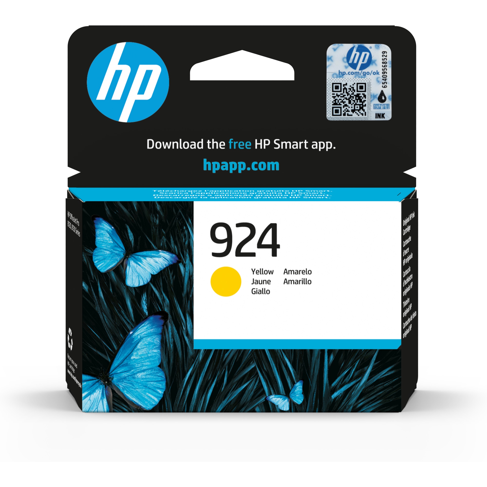 HP 924 Yellow Original Ink Cartridge (400 pages)0 