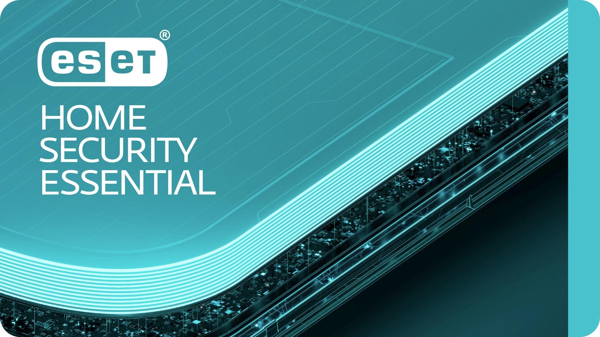 ESET HOME SECURITY Essential pre   6 zariadenia,  krabicová licencia na 1 rok0 