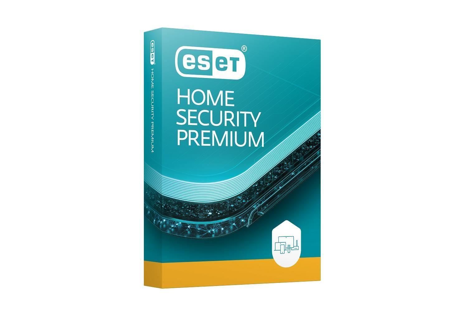 ESET HOME SECURITY Premium pre   8 zariadenia,  krabicová licencia na 1 rok0 