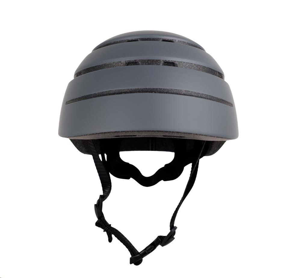 ACER Foldable Helmet (skládací helma),  šedá se zeleným reflexním pruhem vzadu,  velikost M (56-59 cm),  340 gr2 