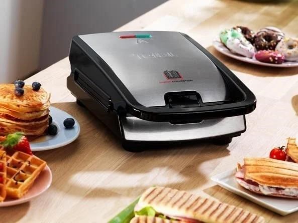 TEFAL SW854D16 Snack Collection 4v1 toustovač,  700 W,  vyměnitelné plotny,  indikátor připravenosti7 