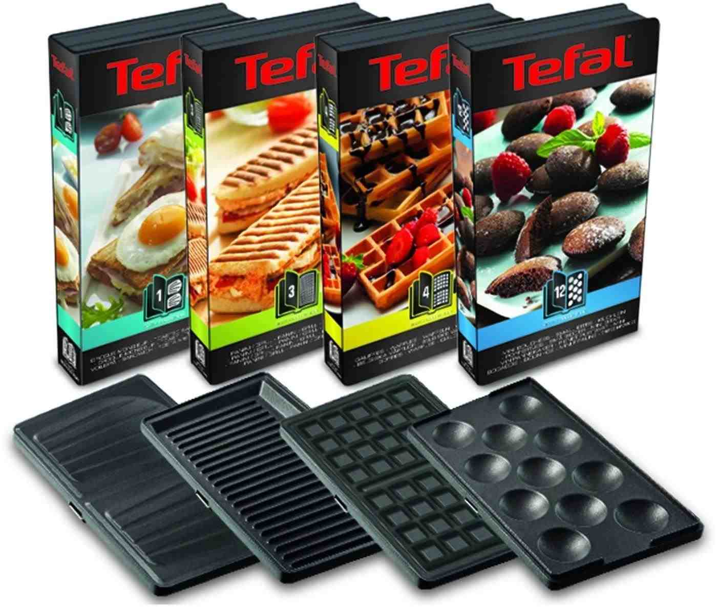 TEFAL SW854D16 Snack Collection 4v1 toustovač,  700 W,  vyměnitelné plotny,  indikátor připravenosti3 