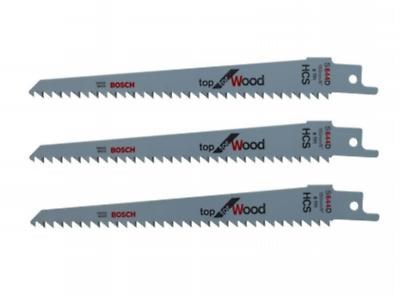 Bosch sada nožů - 3 výměnné pilové plátky pro použití na dřevo0 