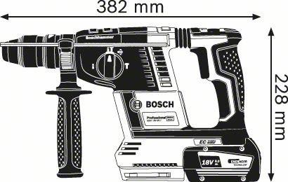 Bosch GBH 18V-26F,  akumulátorové vrtací kladivo s SDS plus0 