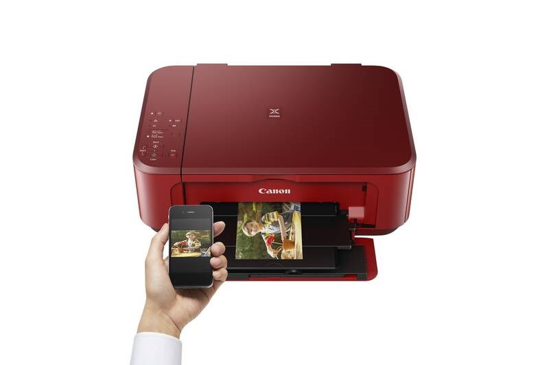 Canon PIXMA Tiskárna MG3650S červená - barevná,  MF (tisk, kopírka, sken, cloud),  duplex,  USB,  Wi-Fi3 