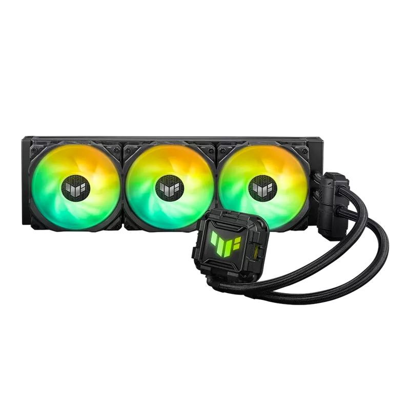 ASUS vodní chladič CPU AIO TUF GAMING LC II 360 ARGB,  3x120mm,  LGA1851,  AM50 