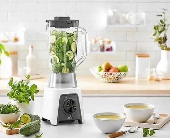 Tefal BL2C0130 Blendeo Plus stolní mixér, 450 W, 2 rychlosti, 1.5 l, pulzní funkce, drcení ledu, bílý7 