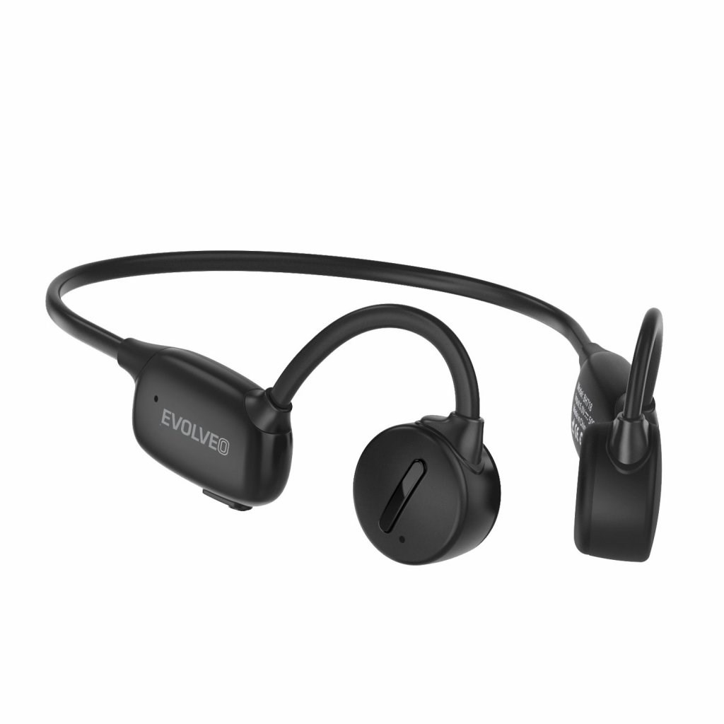 EVOLVEO BoneSwim Pro MP3 32GB,  bezdrátová sluchátka na lícní kosti,  černé0 