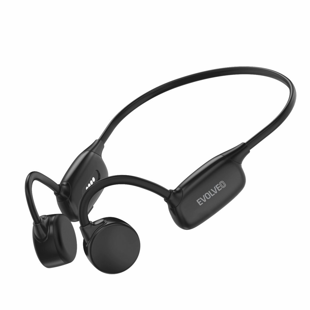 EVOLVEO BoneSwim Pro MP3 32GB,  bezdrátová sluchátka na lícní kosti,  černé2 