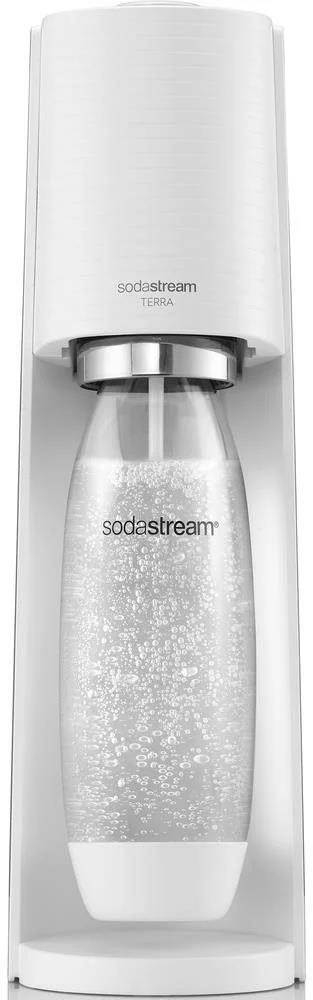 SodaStream Terra White výrobník sody,  mechanický,  1l láhev SodaStream Fuse,  bombička s CO2,  bílý2 