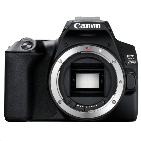 Canon EOS 250D zrcadlovka + EF-S 18-55mm f/ 3.5-5.6 III + CB-SB130 + 16GB - pošk.obal0 